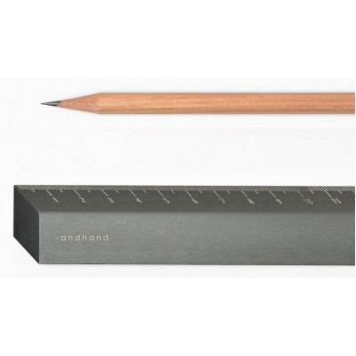 Andhand Illusion Ruler, Slate Grey