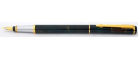 Baoer No. 801 Fountain Pen, Black/Gold