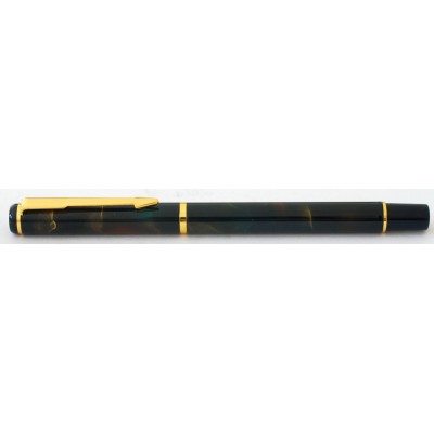 Baoer No. 801 Fountain Pen, Black/Gold