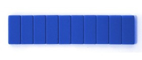 Blackwing Pencil Erasers, Blue, per stick of 10