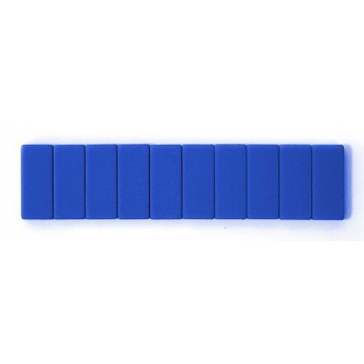 Blackwing Pencil Erasers, Blue, per stick of 10