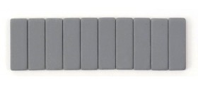 Blackwing Pencil Erasers, Grey, per stick of 10