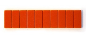 Blackwing Pencil Erasers, Orange, per stick of 10