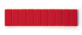 Blackwing Pencil Erasers, Red, per stick of 10