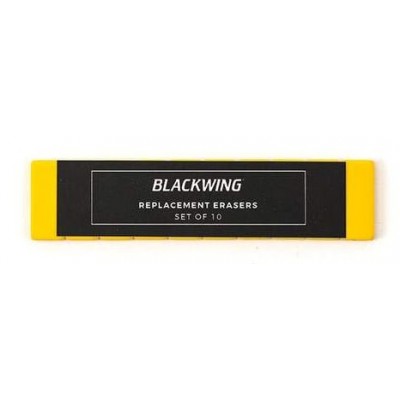 Blackwing Pencil Erasers, Yellow, per stick of 10