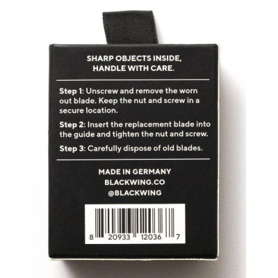 Blackwing Replacement Blades for One-Step Sharpener, per pack of 3