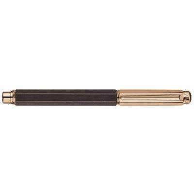 Caran d'Ache Varius Rollerball, Ebony Wood, Rose Gold Plated