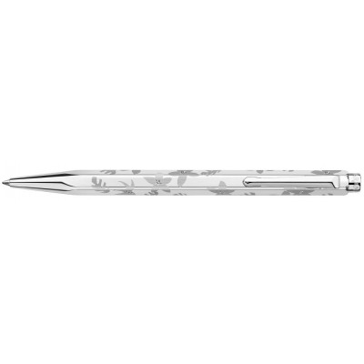 Caran d'Ache Ecridor Ballpoint, Flowers, Palladium Coated