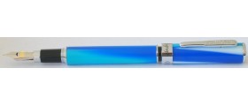 Conklin Stylograph Matte Fountain Pen, Arctic Blue