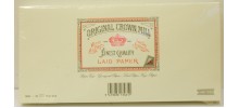 Original Crown Mill Classics Laid Paper Envelopes, Cream, DL size for A4 sheets, per pack of 25
