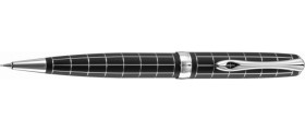 Diplomat A Plus Pencil, Rhombus Guilloche Lapis Black