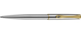 Diplomat Traveller Ballpoint, Stainless Steel Gold