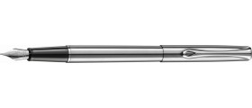 Diplomat Traveller Fountain Pen, Stainless Steel