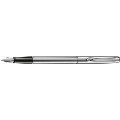 Diplomat Traveller Fountain Pen, Stainless Steel