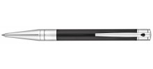 S. T. Dupont D-Initial Ballpoint, 265200, Black and Chrome