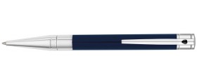 S. T. Dupont D-Initial Ballpoint, 265205, Blue and Chrome
