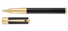 S. T. Dupont D-Initial Rollerball, 262202, Black and Gold