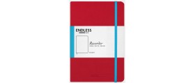 Endless Recorder Notebook, Crimson Sky, Blank