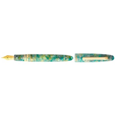 Esterbrook Estie Fountain Pen, Sea Glass, Gold Trim