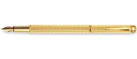 Caran d'Ache Ecridor Fountain Pen, Chevron Gilt