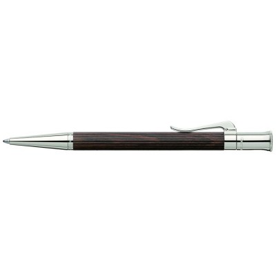 Graf von Faber-Castell Classic Ballpoint, Grenadilla Wood, Platinum Plated