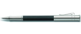 Graf von Faber-Castell Classic Rollerball, Ebony Wood, Platinum Plated