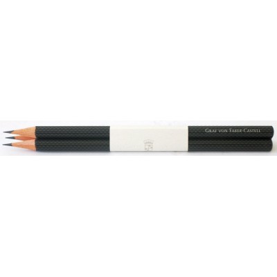 Graf von Faber-Castell Perfect Pencil, Guilloche Refills, Per Pack of 3, Black