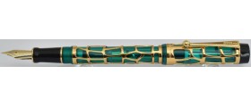 Jinhao Century 100 Fountain Pen, Skeleton Overlay, Green