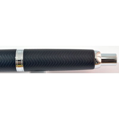 Jinhao No. 10 Fountain Pen, Black Herringbone