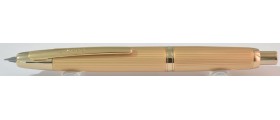 Jinhao No. 10 Fountain Pen, Satin Gold Godron