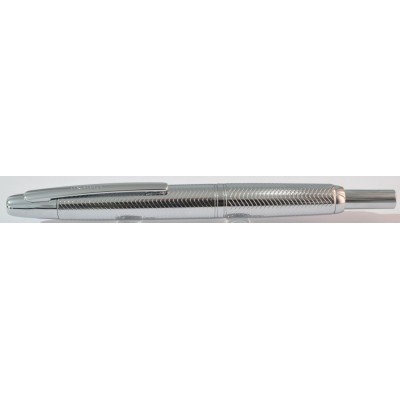 Jinhao No. 10 Fountain Pen, Silver Herringbone