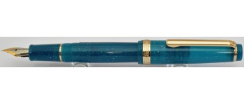 Jinhao 82 Fountain Pen, Teal Sparkle