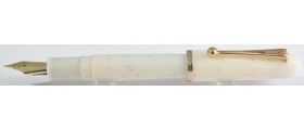 Jinhao No. 9013 Mini Fountain Pen, White with Heartbeat Nib