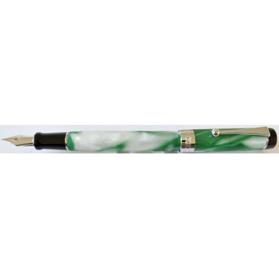 Jinhao Century 100 Fountain Pen, Green & White