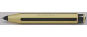 Kaweco AC-Sport Carbon Fibre Pencil, Gold Champagne