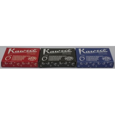 Kaweco Ink Cartridges, per pack of 6
