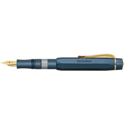 Kaweco Sport Piston Filler Fountain Pen, Navy AL, Solo