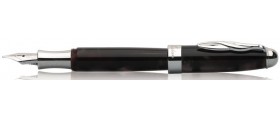 Laban Small Resin Fountain Pen, Black Pearl