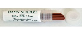 Legendary Lead Company 1.18mm Leads, "Damn Scarlet", Red, per pack of 12