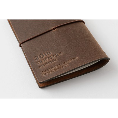 Traveler's Company (Midori) Notebook, 20th Anniversary Limited Edition Card Size Set, Brown Traveler's Company (Midori) Notebook, 20th Anniversary Limited Edition Card Size Set, Brown