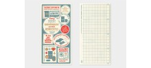 Traveler's Company (Midori) Notebook Refill, Standard Size, Plastic Sheet Underlay 2027 Traveler's Company (Midori) Notebook Refill, Standard Size, Plastic Sheet Underlay 2027
