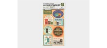 Traveler's Company (Midori) Notebook Refill, Sticker Set 2027 Traveler's Company (Midori) Notebook Refill, Sticker Set 2027