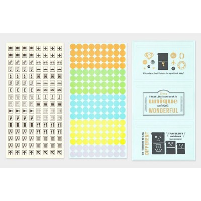 Traveler's Company (Midori) Notebook Refill, Sticker Set 2027
