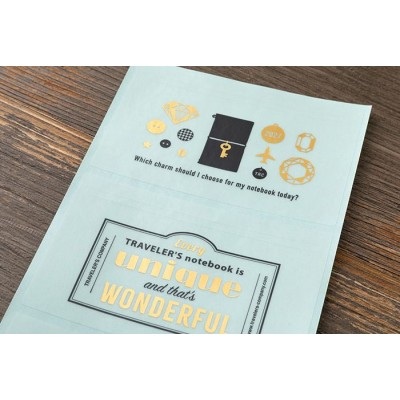Traveler's Company (Midori) Notebook Refill, Sticker Set 2027