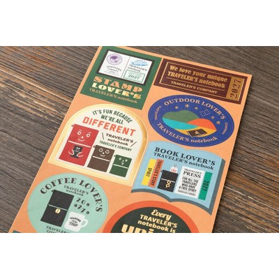 Traveler's Company (Midori) Notebook Refill, Sticker Set 2027