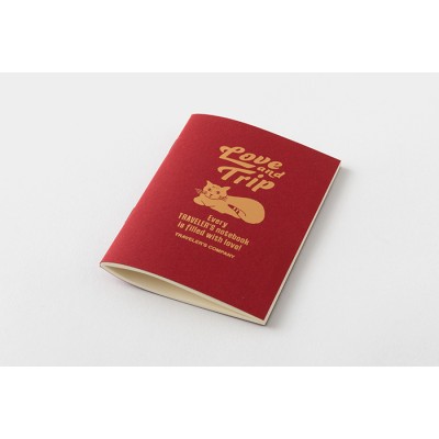 Traveler's Company (Midori) Notebook Refill, Passport Size, Love and Trip Traveler's Company (Midori) Notebook Refill, Passport Size, Love and Trip