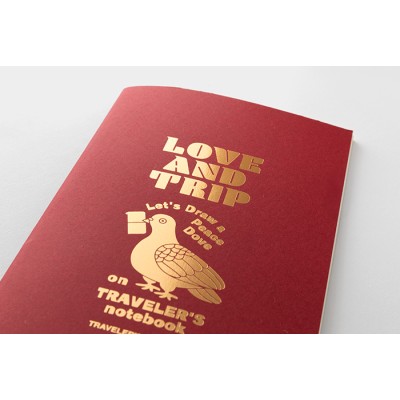 Traveler's Company (Midori) Notebook Refill, Standard Size, Love and Trip Traveler's Company (Midori) Notebook Refill, Standard Size, Love and Trip