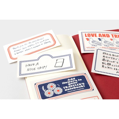 Traveler's Company (Midori) Notebook Refill, Standard Size, Love and Trip Traveler's Company (Midori) Notebook Refill, Standard Size, Love and Trip