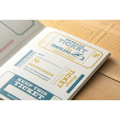 Traveler's Company (Midori) B-Sides & Rarities Notebook Refill, Passport Size, Message Cards