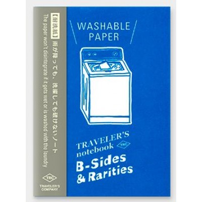 Traveler's Company (Midori) B-Sides & Rarities Notebook Refill, Passport Size, Washable Paper